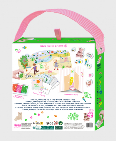 Set portabil de stampile Haku Yoka - Animalutele mele dragi [1]