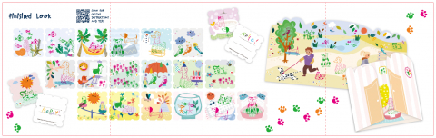 Set portabil de stampile Haku Yoka - Animalutele mele dragi [6]