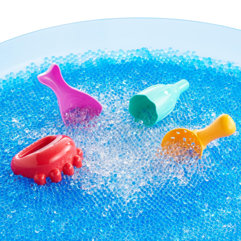 Set Senzorial iSense Scoops - 4 Instrumente pentru Turnare, Cernere si Explorare, 18 Luni+ [1]