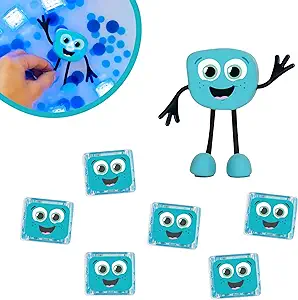 Jucarii si jocuri copii - Set senzorial luminos Blair - Glo Pal, albastru