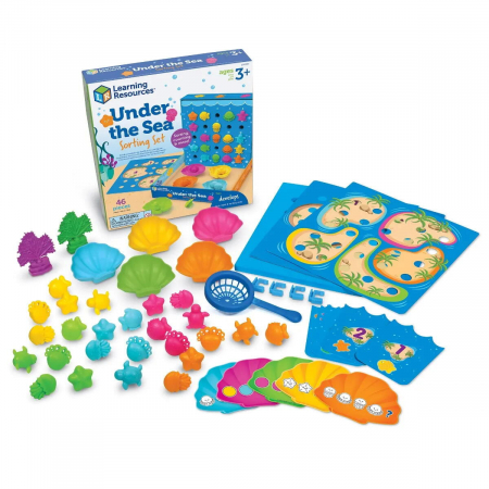 Jucarii de sortare - Set sortat si numarat - Oceanul vesel