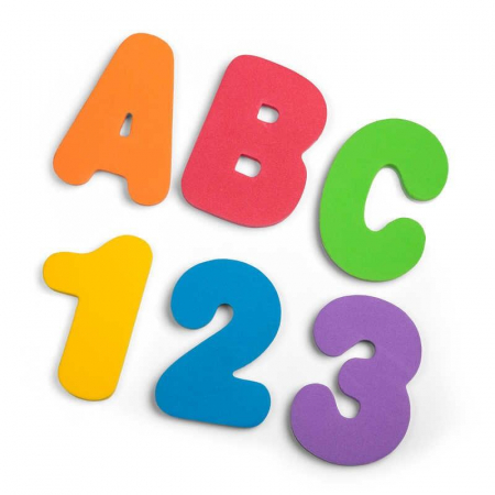 Vârsta - Set stickere din spuma pentru baie, TOBAR, 2-3 ani +