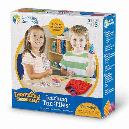 Jucarii copii 4-5 ani - Set tactil - Texturi si forme, Learning Resources, 2-3 ani +