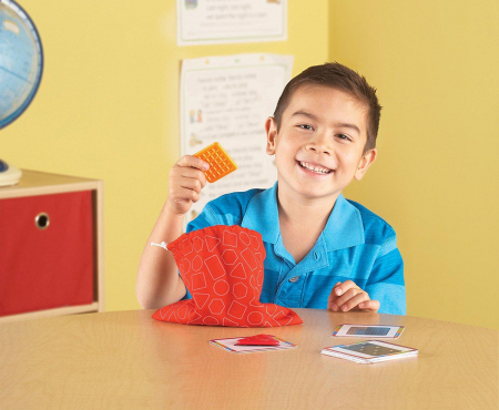 Set tactil - Texturi si forme, Learning Resources, 2-3 ani + [2]