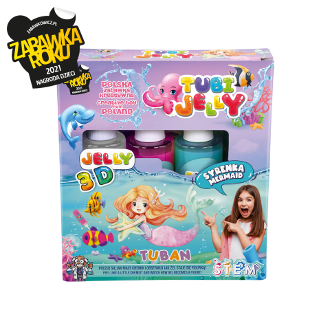 SET TUBI JELLY (gel modelator) cu 3 culori, SIRENA [5]