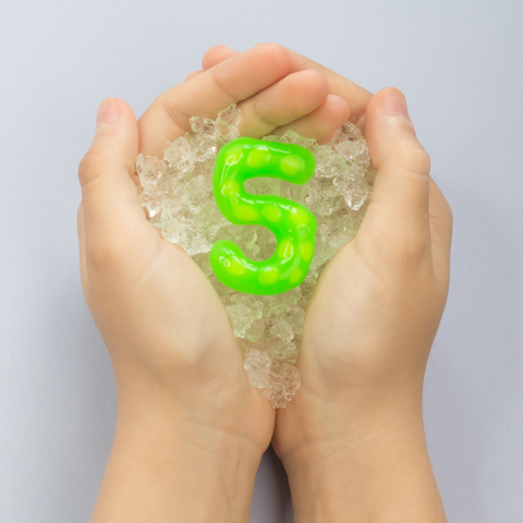 SET TUBI JELLY (gel modelator) cu 6 culori si acvariu mic, NUMERE [1]