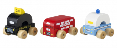 Vehicule - Set vehicule londoneze, Orange Tree Toys