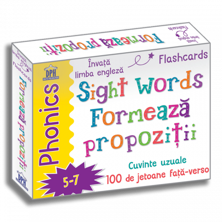Gradinita si scoala - Sight words - Formeaza propozitii - Jetoane Limba Engleza