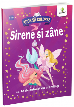Cadouri copii - Sirene și zâne, Editura Gama, 4-5 ani +