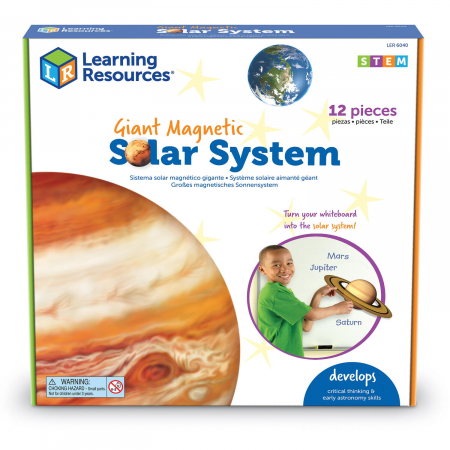Jocuri cu magneti - Sistem solar magnetic, Learning Resources, 6-7 ani +