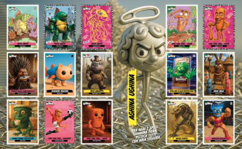 Skifidol Italian Brainrot Colectie de stickere- Albumul colectiei, Panini [1]