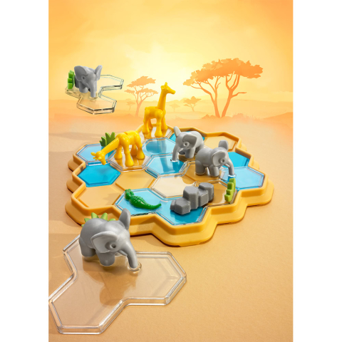 Smart Games - Croco Tiles, joc de logica cu 60 de provocari, 6+ ani [5]