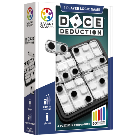 Jocuri de logica - Smart Games - Dice Deduction, joc de logica cu 60 de provocari, 10+ ani