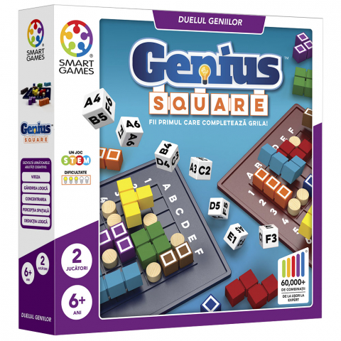 Jocuri de societate - Smart Games - Genius Square, editie lb.romana
