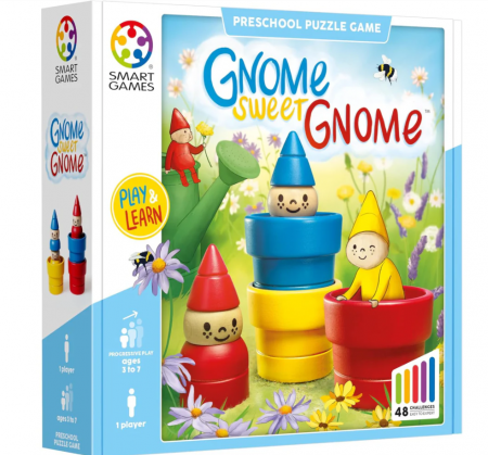 Smart Games - Gnome Sweet Gnome, joc de logica 48 provocari, + 3 ani [0]