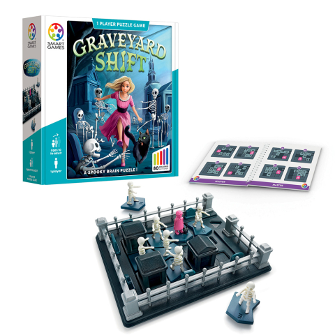 Smart Games - Graveyard Shift, joc de logica cu 80 de provocari, 10+ ani [1]