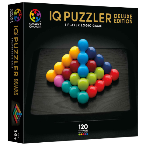 Jucarii si jocuri copii - Smart Games - IQ Deluxe - Puzzler, joc de logica cu 120 de provocari, 14+ ani