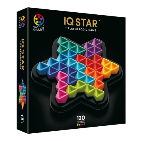 Jucarii si jocuri copii - Smart Games - IQ Deluxe - Star, joc de logica cu 120 de provocari, 14+ ani