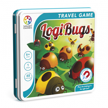 Jocuri de logica - Smart Games - Logibugs, joc de logica cu 48 de provocari, 6+ ani