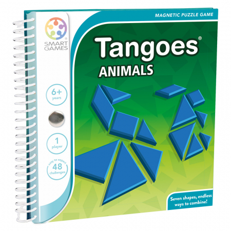 Jucarii copii 12+ ani - Smart Games - Tangoes Animals, joc de logica cu 48 de provocari, 6+ ani
