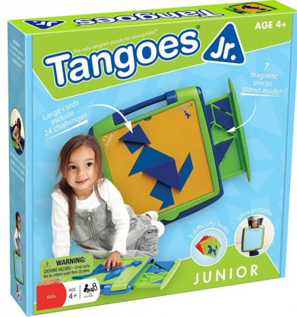 Jocuri de logica - Smart Games - Tangoes Jr., joc de logica cu 120 de provocari, 4+ ani