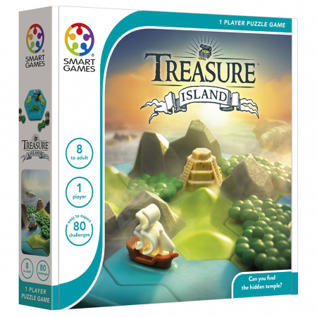 Jocuri de logica - Smart Games - Treasure Island, joc de logica cu 80 de provocari, 8+ ani
