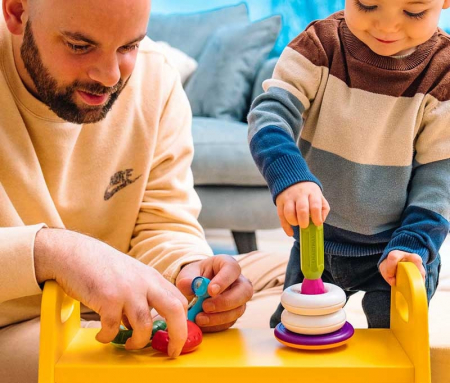 SmartMax My First Stacking Rings, Set magnetic 10 piese, 1-5 ani [5]