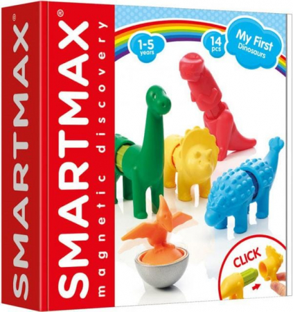 Dinozauri - SMARTMAX MY FIRST DINOSAURS, 2-3 ani +