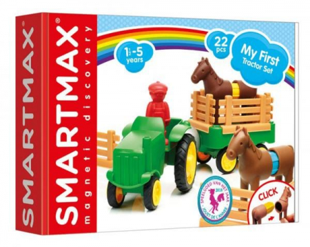 Seturi de construit - SMARTMAX MY FIRST TRACTOR, 2-3 ani +
