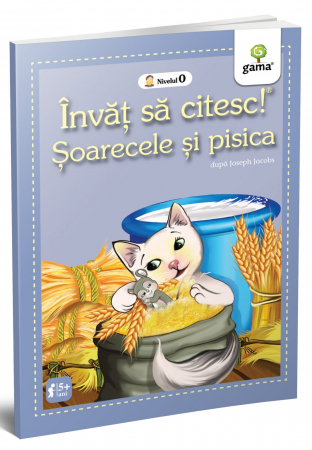 Jucarii copii 4-5 ani - Invat sa citesc, Șoarecele și pisica, Editura Gama, +5 ani
