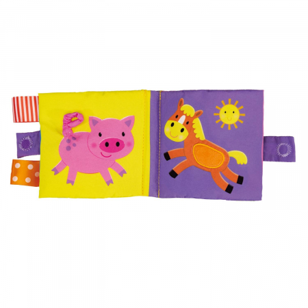 Soft Book: Carticica moale Farm, Galt, 0-1 ani + [1]