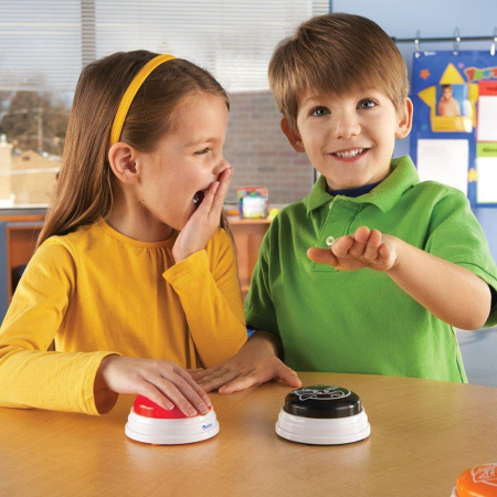 Sonerii pentru raspuns - animale - set 4 buc, Learning Resources, 4-5 ani + [2]