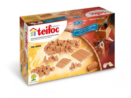 Jucarii copii 2-3 ani - Sortiment de caramizi, Teifoc, 2-3 ani +