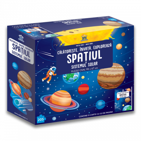 Jucarii educative 6 - 7 ani - Spațiul, Sistemul Solar - Călătorește, Învață, Explorează, DPH, 6-7 ani +