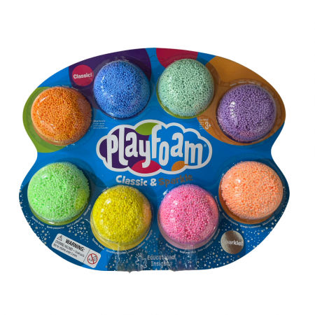 Jocuri de indemanare - Spuma de modelat Playfoam™ - Set 8 culori, Educational Insights, 2-3 ani +