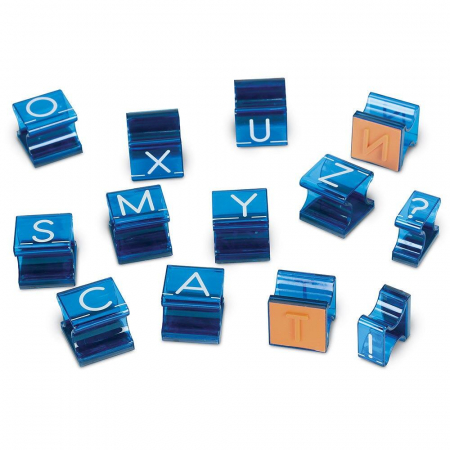 Jocuri litere si cifre - Stampile Alfabet, Learning Resources, 2-3 ani +