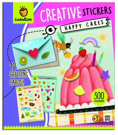 Cadouri copii - Stickere creative - Cofetaria Vesela, Ludattica, 2-3 ani +
