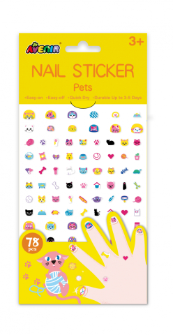 Jocuri creative - Stickere pentru unghii - Animale prietenoase