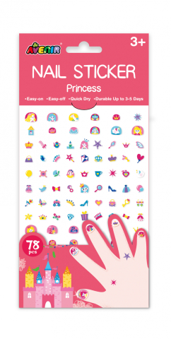 Jocuri creative - Stickere pentru unghii - Printesa