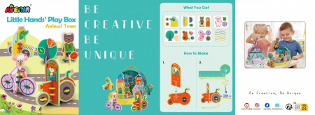 Set de joaca creativa si libera, portabil - Orasul Animalelor, Avenir, + 3 ani [3]