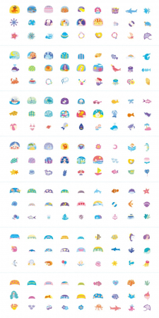 Stickere pentru unghii si tatuaje - Sirena, + 3 ani [4]