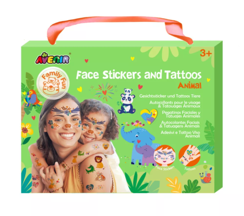 Jocuri creative - Stickere si tatuaje pentru fata - set parinte-copil - distractie in familie