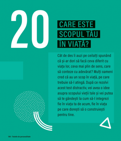 Știi cine ești? 25 de teste de personalitate pentru a afla cine ești cu adevărat, DPH, 12 ani + [5]