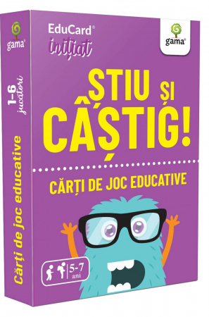 Jucarii si jocuri copii - Ştiu şi câştig!, Editura Gama, 6-7 ani +