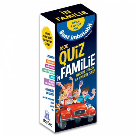 Jucarii baieti - Sunt Imbatabil - Quiz in familie, DPH, 7 ani +