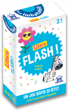 Jucarii educative 2 - 3 ani - Sunt imbatabil: Litere flash!, DPH, 2-3 ani +