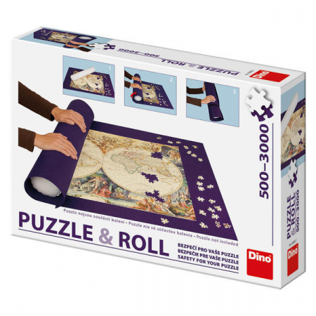 Jucarii copii 12+ ani - Suport rulou puzzle, Dino, 12 ani +