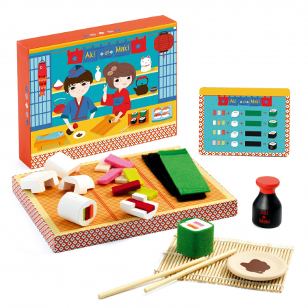 Vârsta - Sushi Djeco, Aki si Maki, 2-3 ani +