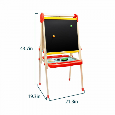 Tabla 2 in 1 tip sevalet, Topbright, 2-3 ani + [2]