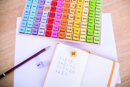 Tabla Inmultirii din lemn, BIGJIGS Toys, 2-3 ani + [4]